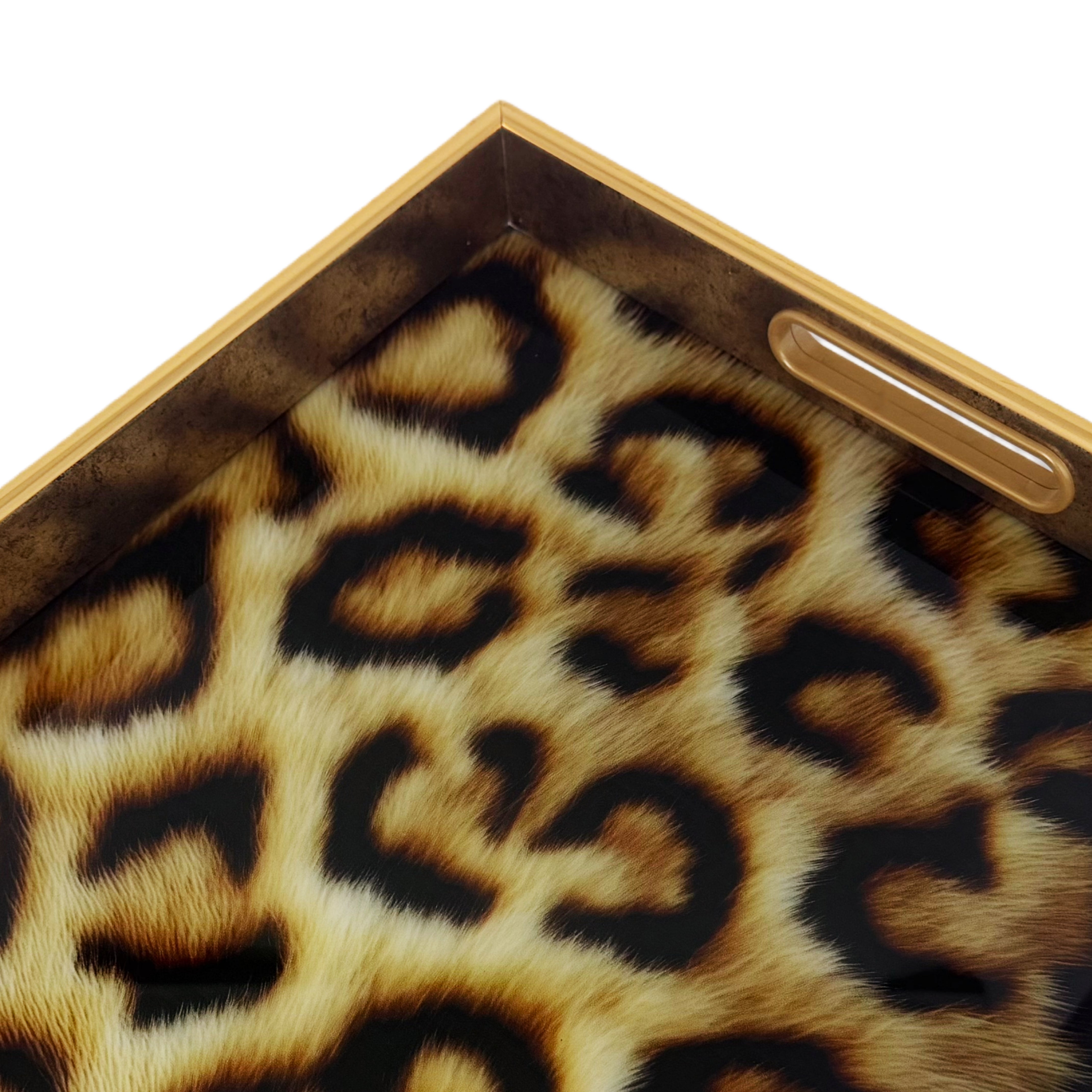 Gilded Leopard Print