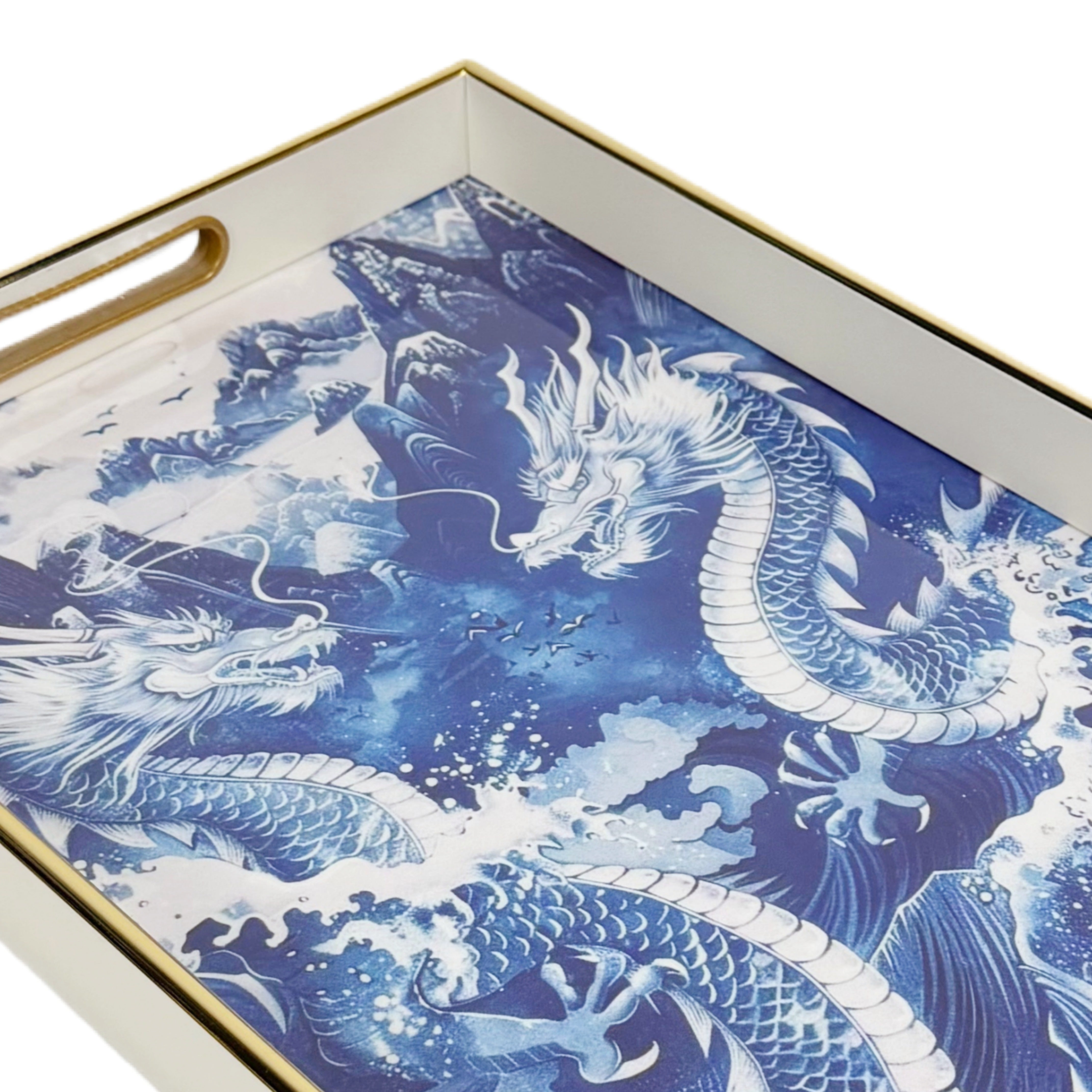 Indigo Dragon Gilded